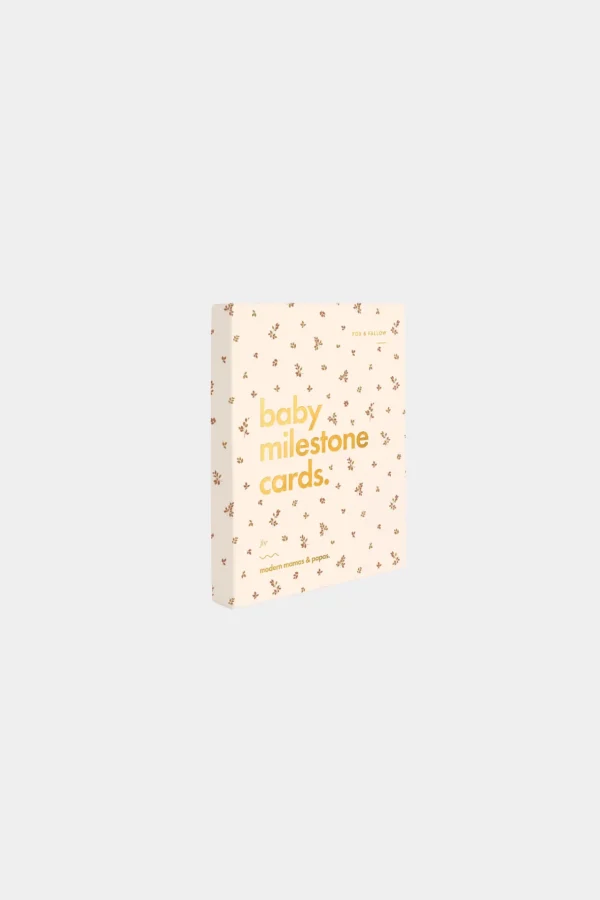 Best Fox u0026 Fallow Milestone Cards - Broderie