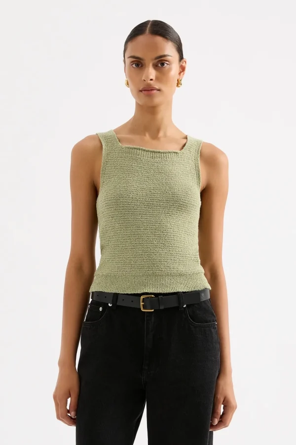 New Nude Lucy Miru Knit Tank - Lime