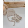Outlet Woven Kids Newborn Bonnet - Oat