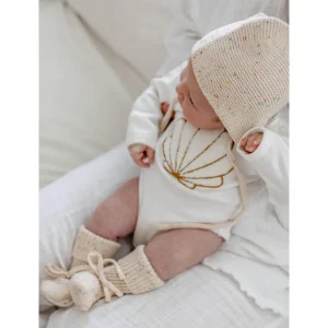 Outlet Woven Kids Newborn Bonnet - Oat