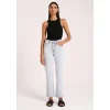 Clearance Nude Lucy Organic Straight Leg Jean - Clear Blue