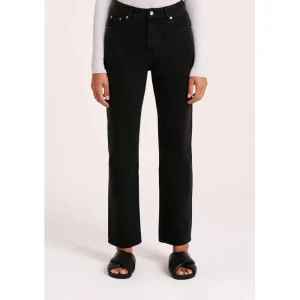 Online Nude Lucy Organic Straight Leg Jean - Vintage Black