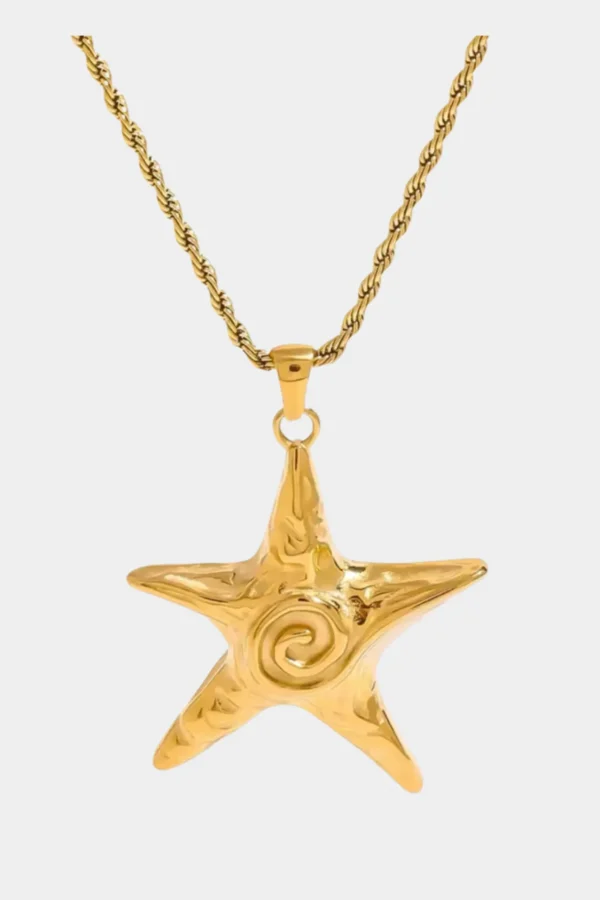 Clearance We Are Emte Oceanic Necklace in 18k Gold Plated