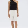 Hot Assembly Label Orchid Jersey One Shoulder Top - Black