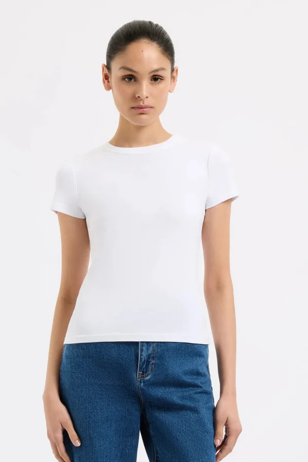 New Nude Lucy Organic Baby Tee - White
