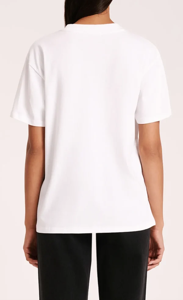 New Nude Lucy Organic Boyfriend Tee - White