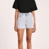 Outlet Nude Lucy Organic Mom Short - Clear Blue