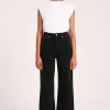 Fashion Nude Lucy Organic Relaxed Leg Jean - Vintage Black