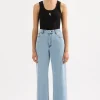 Outlet Nude Lucy Organic Relaxed Leg Jean - 90's Blue Wash