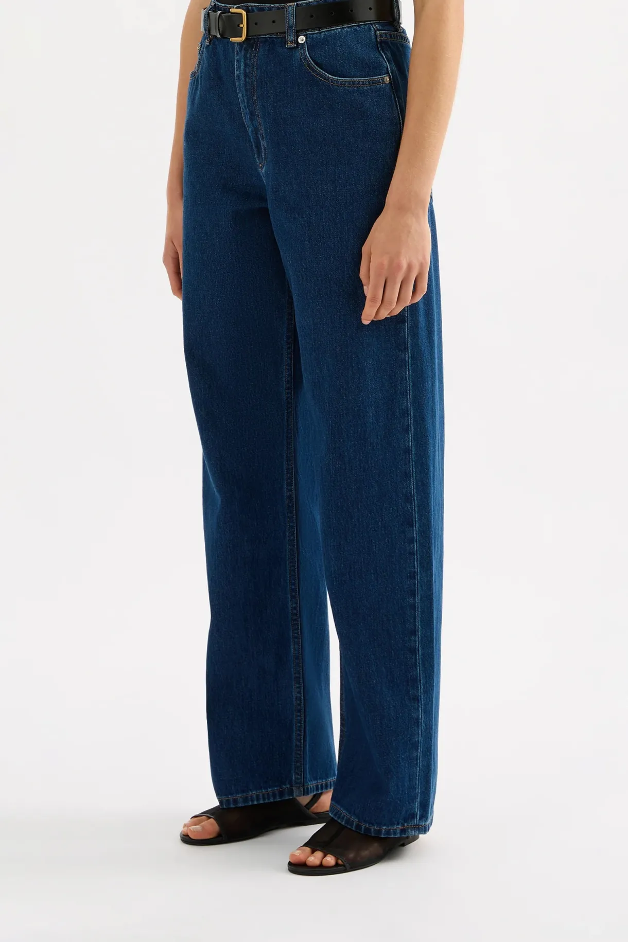 organic_relaxed_leg_jean__2.webp Clearance Nude Lucy Organic Relaxed Leg Jean - Force Blue