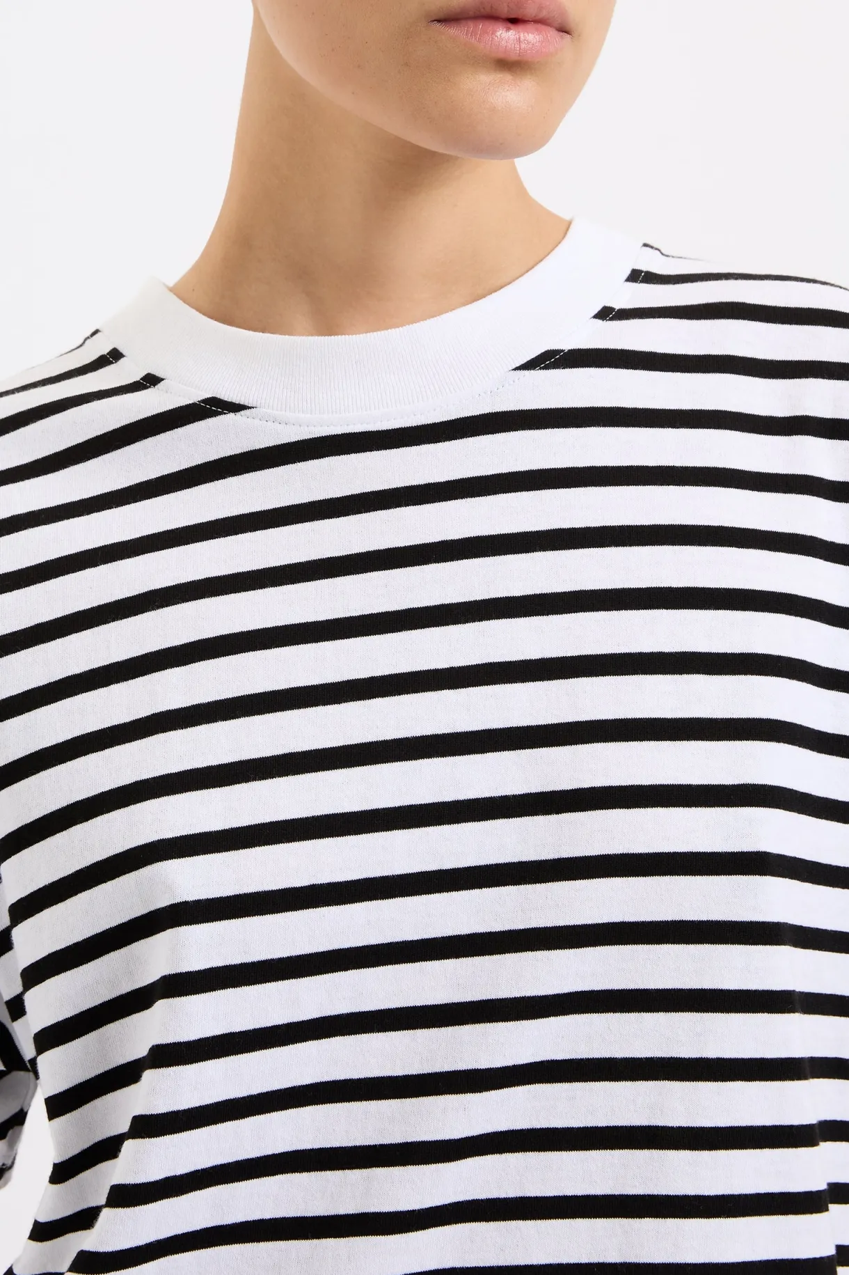 organic_stripe_boyfriend__0.webp Discount Nude Lucy Organic Stripe Boyfriend Tee - Black Stripe