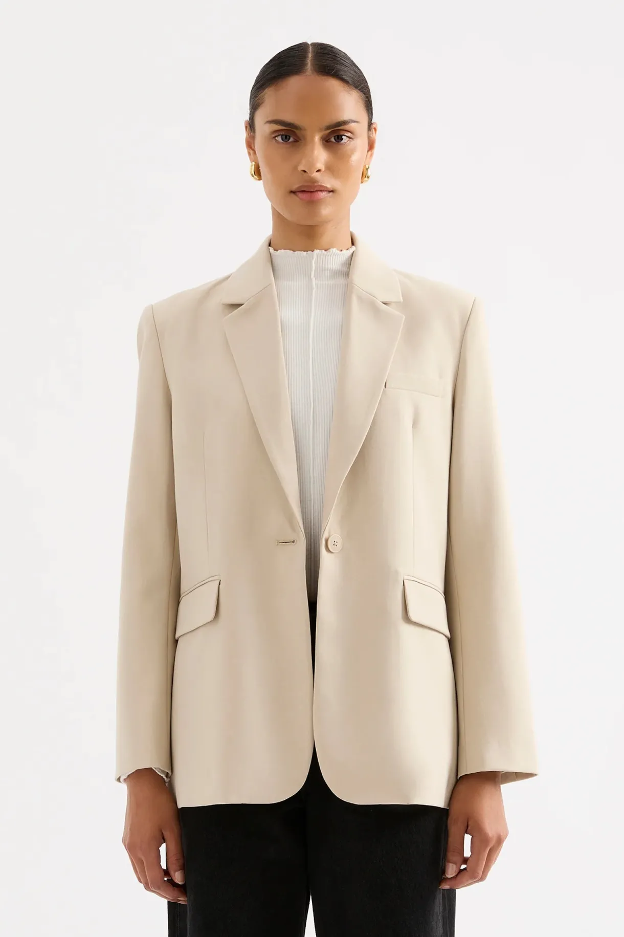 orla_blazer__stone_0.webp Discount Nude Lucy Orla Blazer - Stone