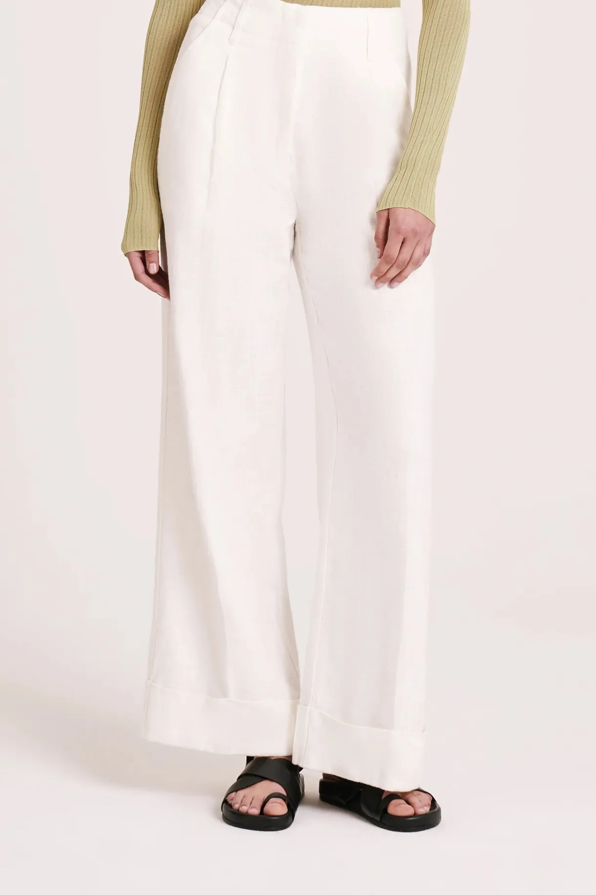 paloma_tailored_pant__sal_1.webp Sale Nude Lucy Paloma Tailored Pant - Salt