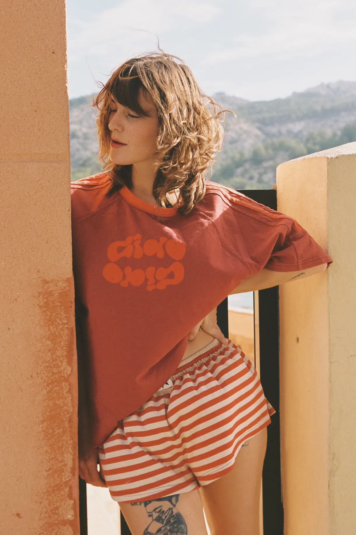 pomodoro_stripe_aria_shor_0.webp Best Ciao Ciao Pomodoro Stripe Aria Short