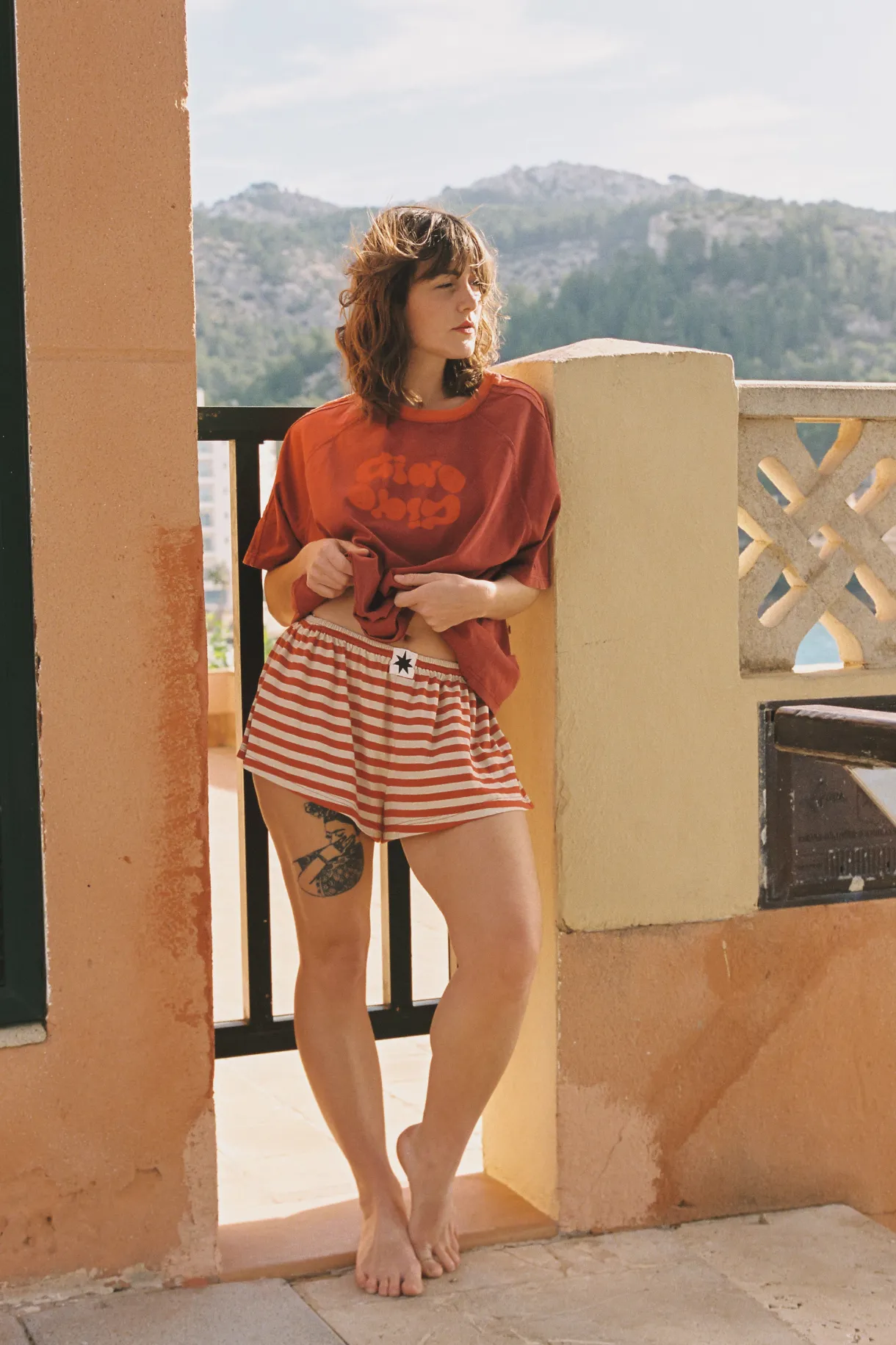 pomodoro_stripe_aria_shor_3.webp Best Ciao Ciao Pomodoro Stripe Aria Short