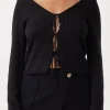 Discount Arcaa Movement Poppy Long Sleeve Top - Black