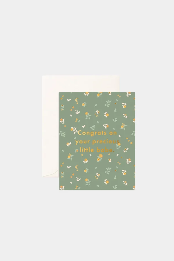 Sale Fox u0026 Fallow Precious Babe Broderie Greeting Card