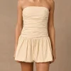 Sale Mon Renn Radiance Mini Dress - Wheat Stripe