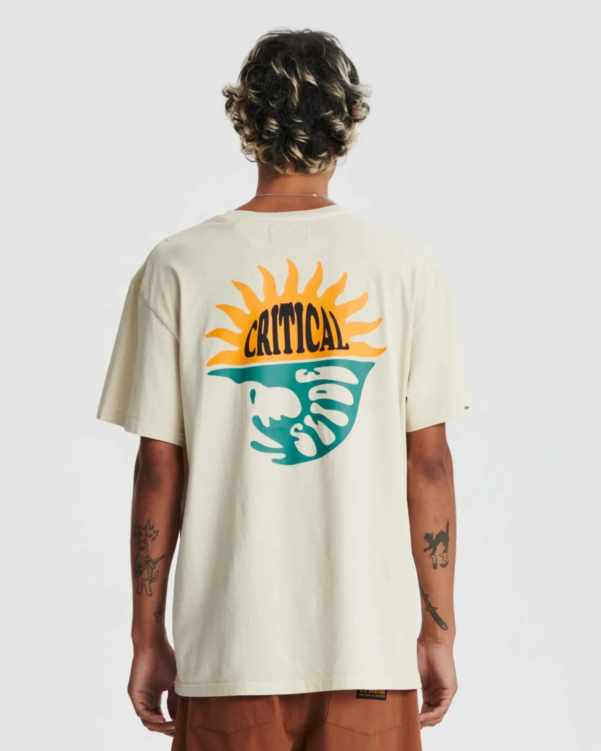 reflection_tee__bone_1.webp Online The Critical Slide Society Reflection Tee - Bone