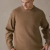 Sale Mctavish Reverse Seam Knit - Dark Tan