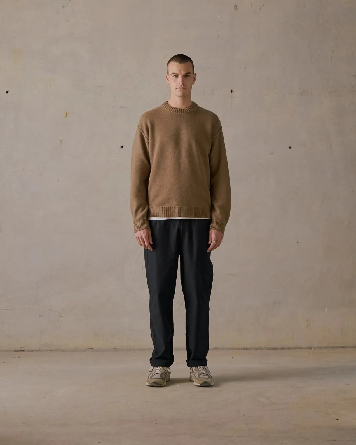 reverse_seam_knit__dark_t_1.webp Sale Mctavish Reverse Seam Knit - Dark Tan