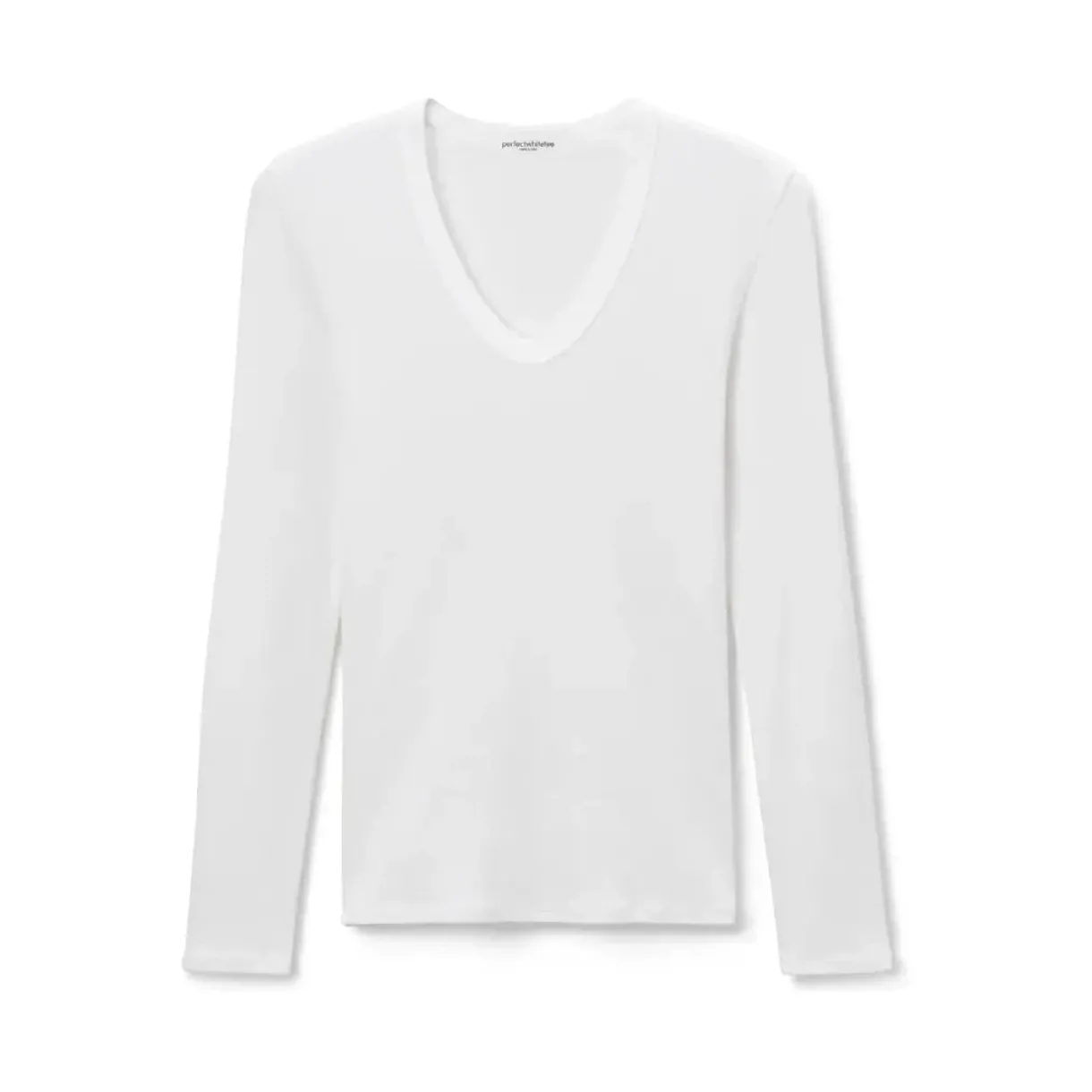 robyn_u_neck_rib_long_sle_2.webp Sale Perfect White Tee Robyn U Neck Rib Long Sleeve
