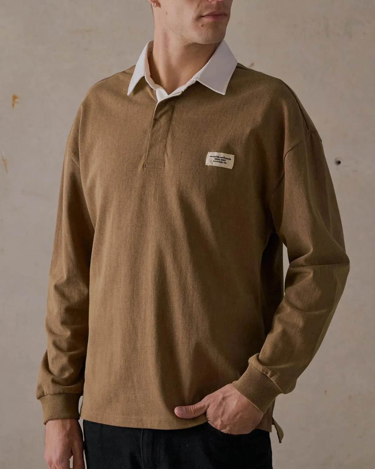 rugby_polo__brown_0.webp Hot Mctavish Rugby Polo - Brown