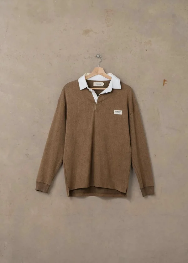 Hot Mctavish Rugby Polo - Brown