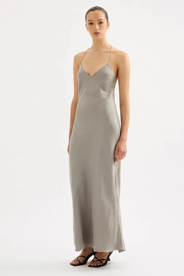 Best Nude Lucy Rylan Slip Dress - Smoke