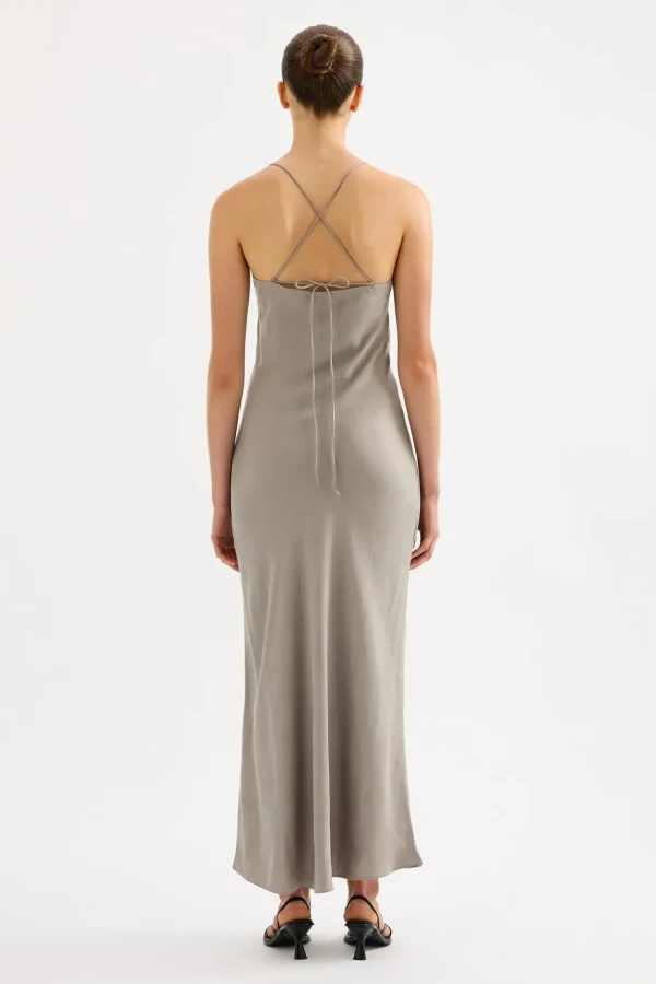 Best Nude Lucy Rylan Slip Dress - Smoke