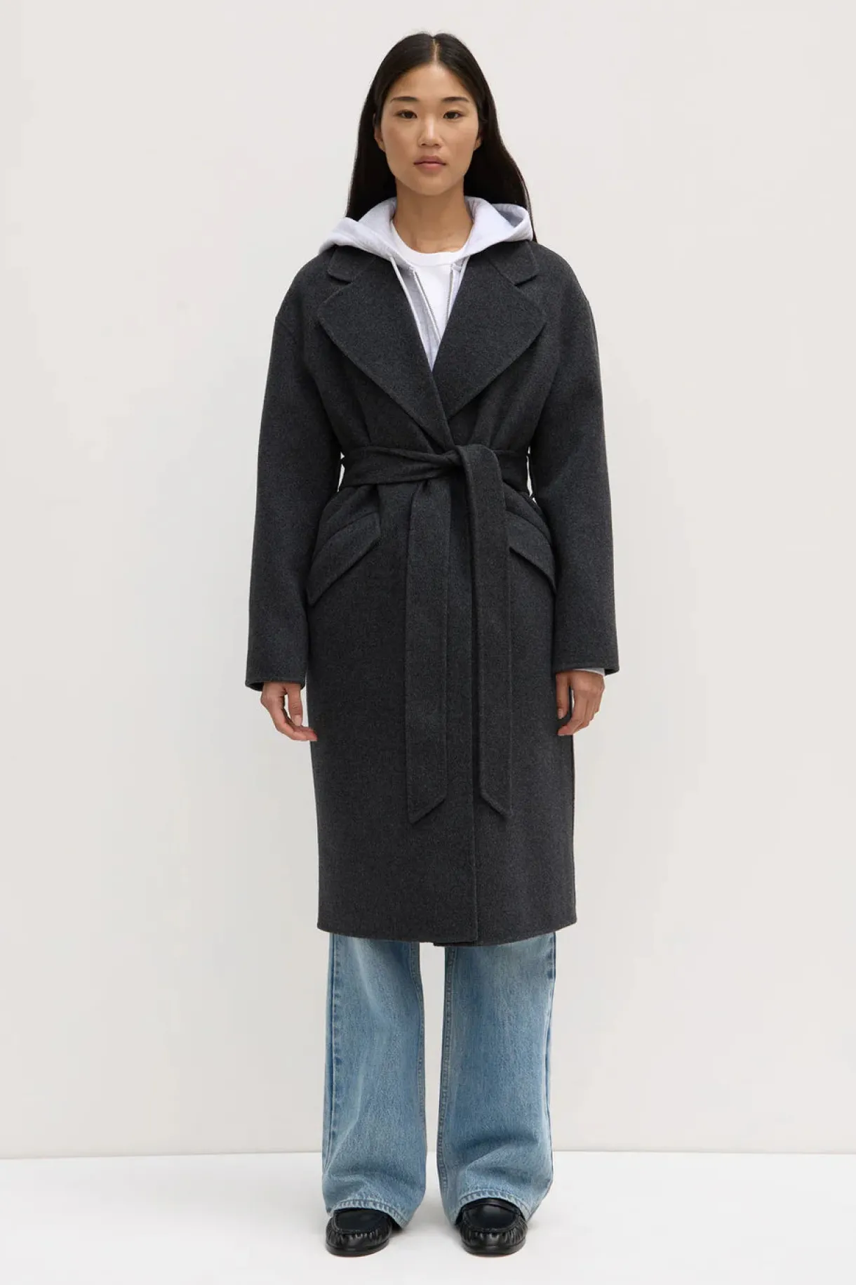 sadie_single_breasted_woo_0-2.webp Outlet Assembly Label Sadie Single Breasted Wool Coat - Charcoal Marle