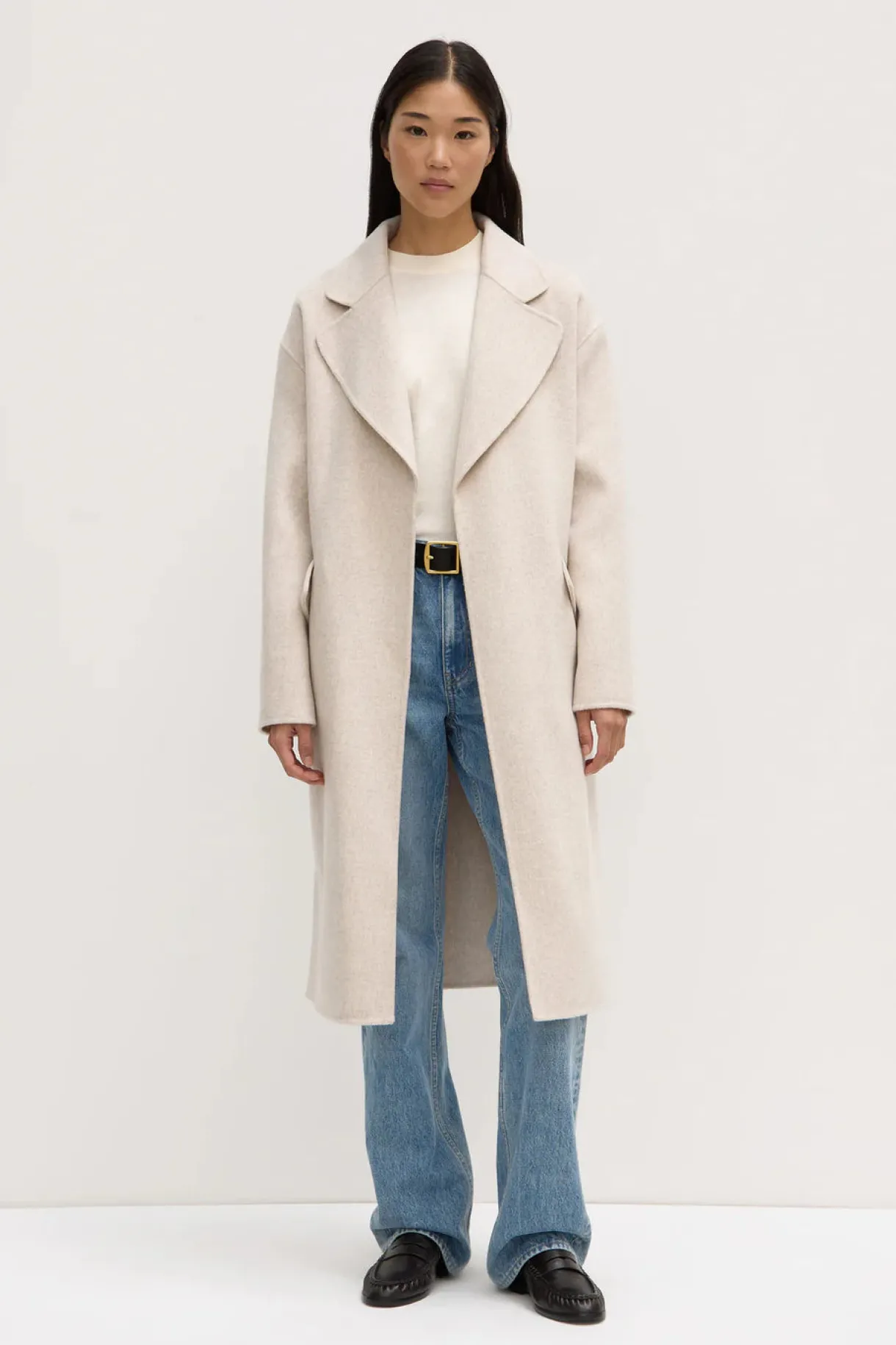 sadie_single_breasted_woo_0.webp Sale Assembly Label Sadie Single Breasted Wool Coat - Oat Marle