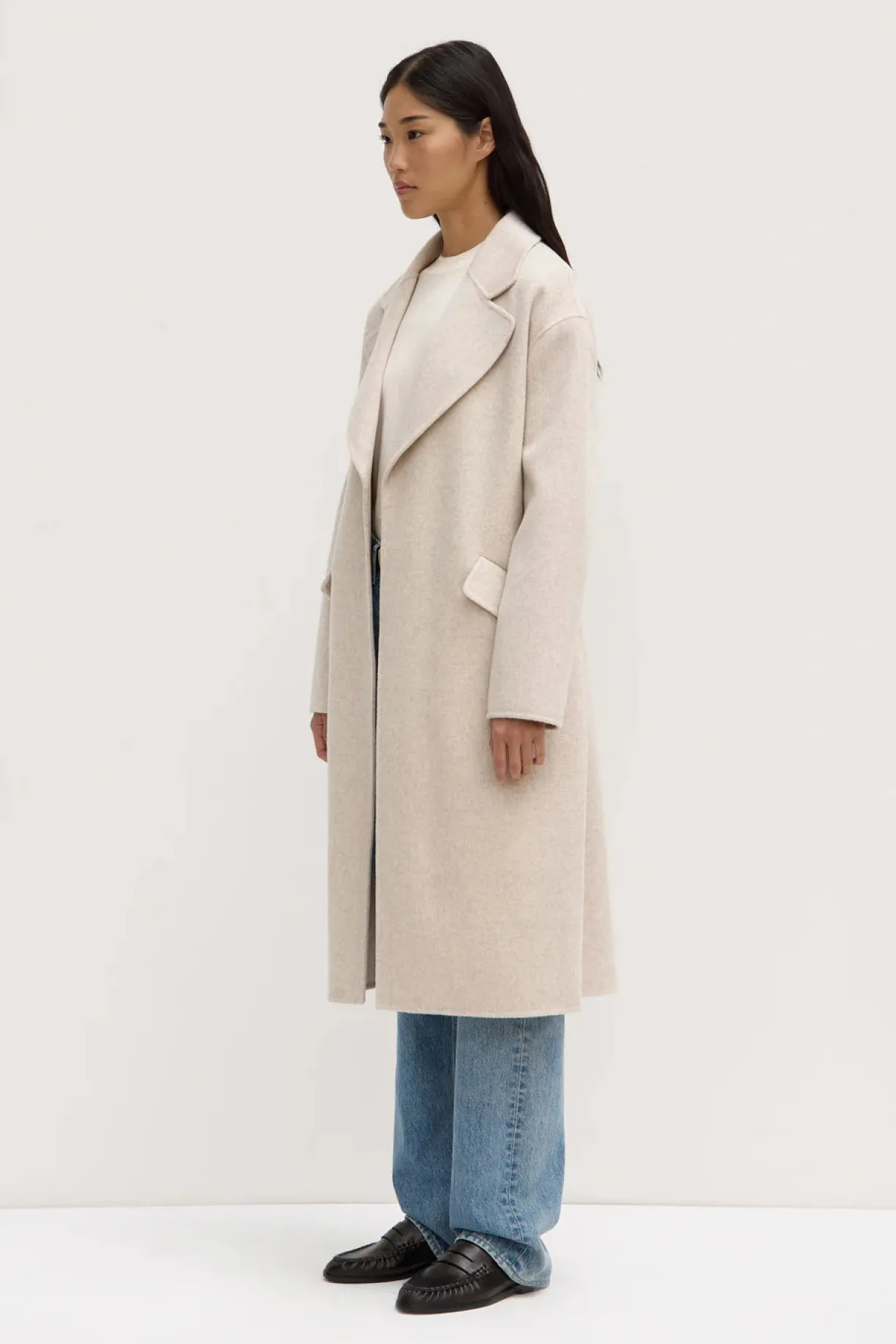 sadie_single_breasted_woo_1.webp Sale Assembly Label Sadie Single Breasted Wool Coat - Oat Marle