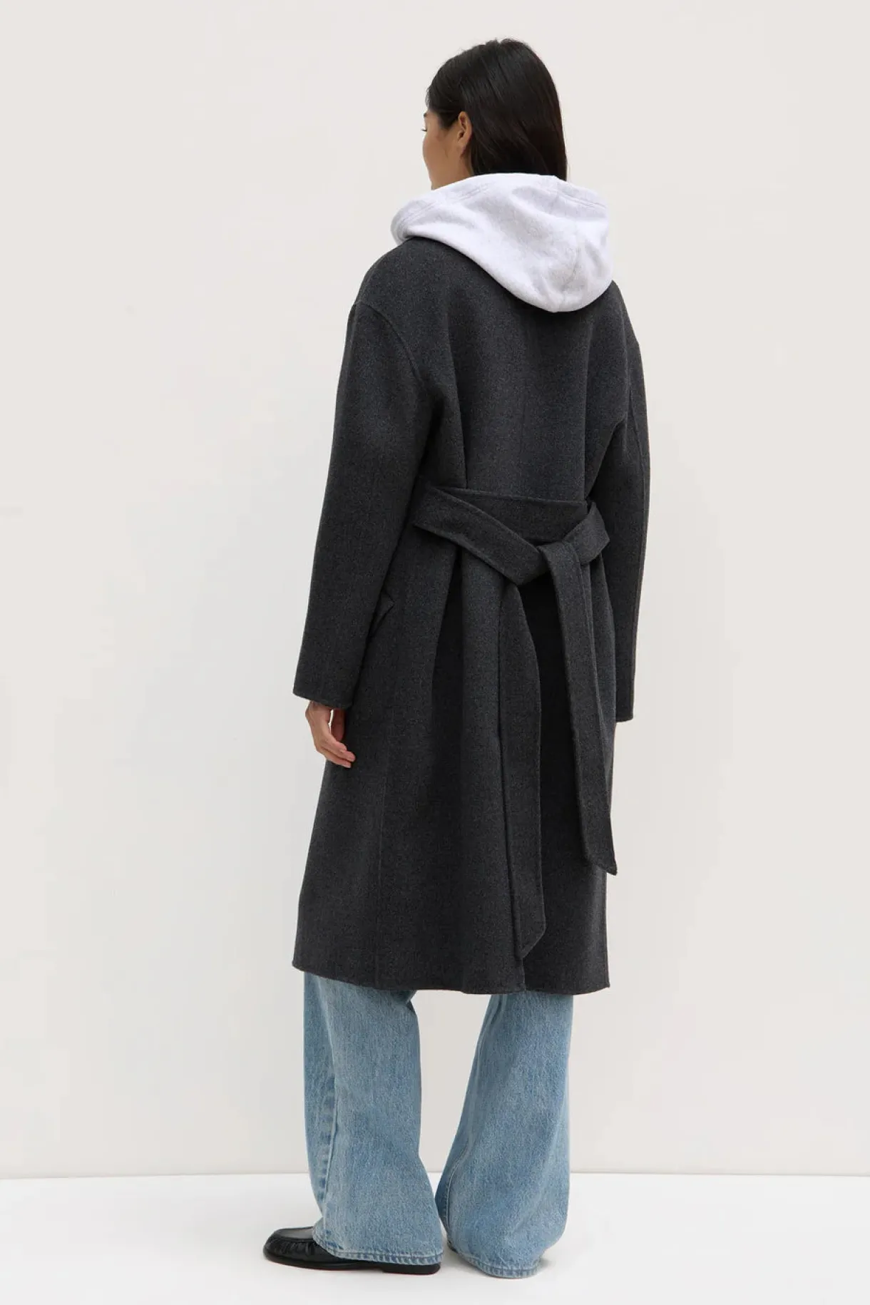 sadie_single_breasted_woo_2-2.webp Outlet Assembly Label Sadie Single Breasted Wool Coat - Charcoal Marle