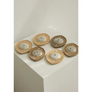 Online Rachel Charge Seer Incense Holder - Speckle/white