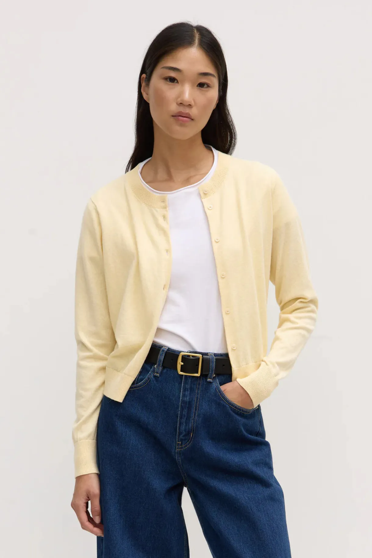 semra_cotton_cashmere_car_0-2.webp Best Assembly Label Semra Cotton Cashmere Cardigan - Chamomile