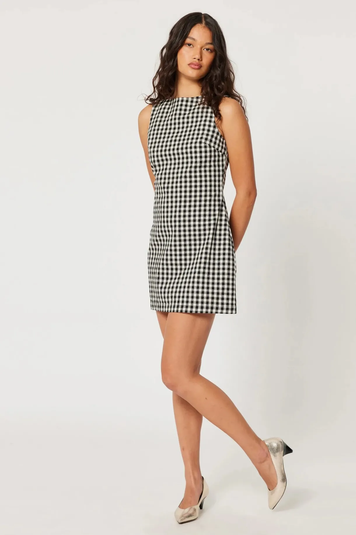 shift_dress__gingham_0.webp Outlet Rollas Shift Dress - Gingham