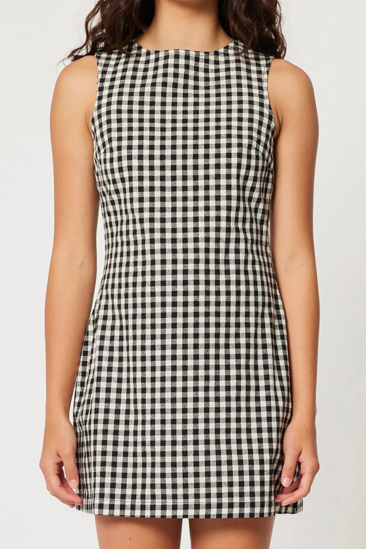 shift_dress__gingham_1.webp Outlet Rollas Shift Dress - Gingham