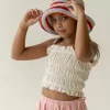 Hot Illoura The Label Shirred Crop - Ecru