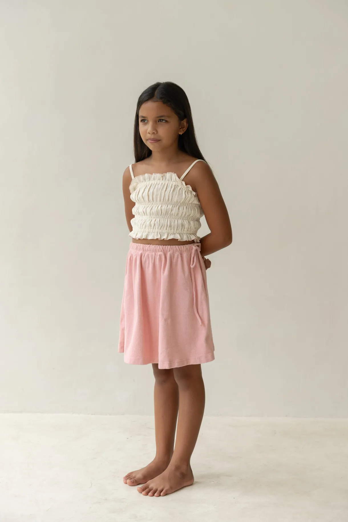 shirred_crop__ecru_1.webp Hot Illoura The Label Shirred Crop - Ecru