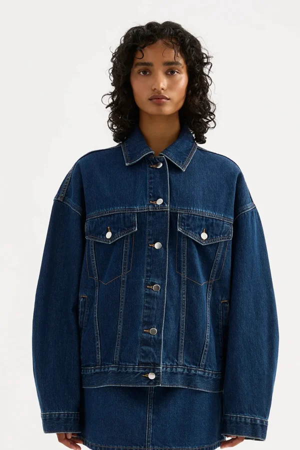 Outlet Nude Lucy Sia Denim Jacket - Force Blue