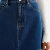 Best Nude Lucy Sia Denim Mini Skirt - Force Blue