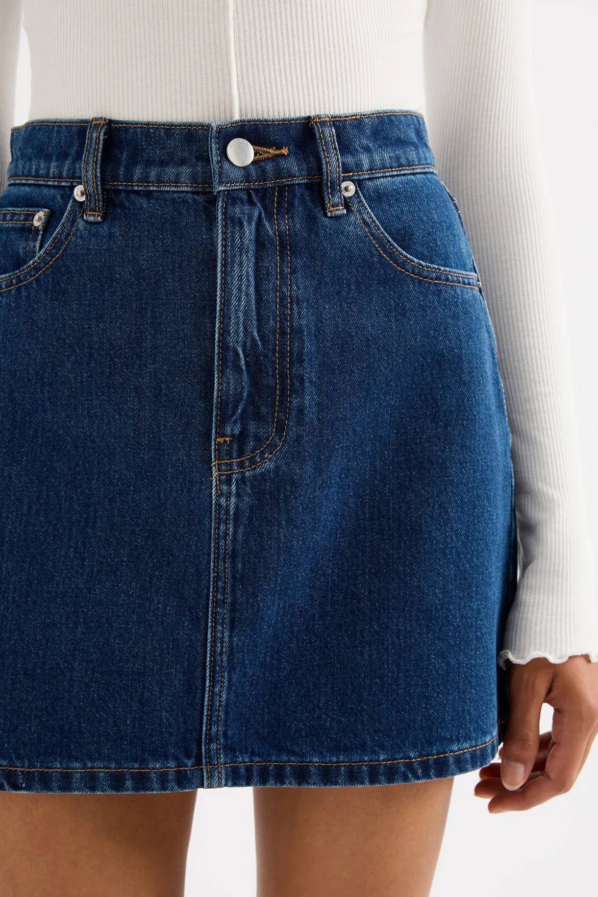 sia_denim_mini_skirt__for_0.webp Best Nude Lucy Sia Denim Mini Skirt - Force Blue