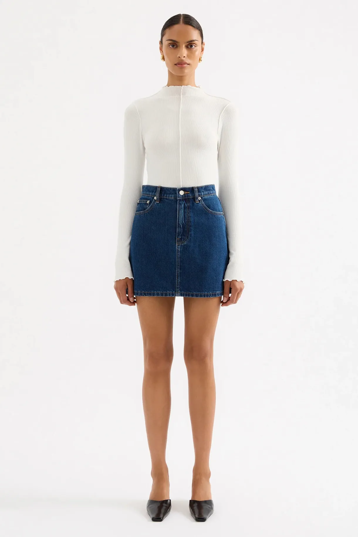 sia_denim_mini_skirt__for_2.webp Best Nude Lucy Sia Denim Mini Skirt - Force Blue