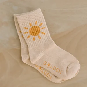 Hot Golden Children Socks