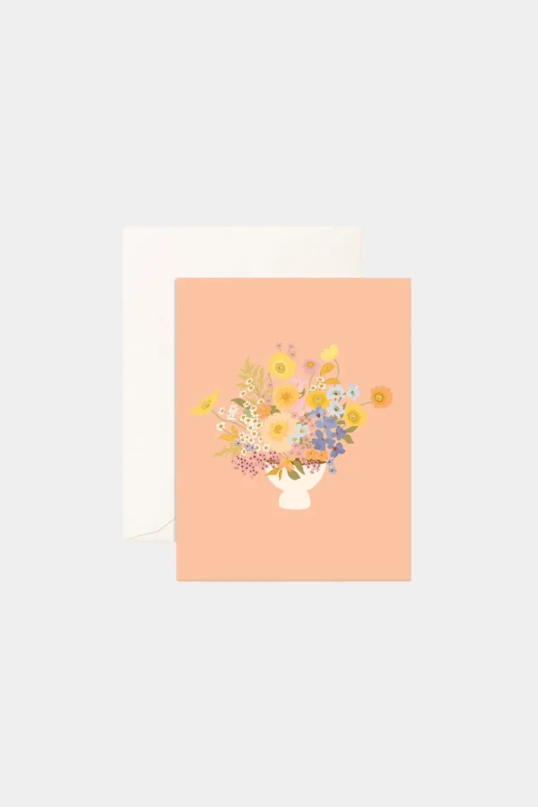 Discount Fox u0026 Fallow Spring Boutique Peach Greeting Card