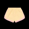 Hot Sonny Label Striped Shorties - Yellow