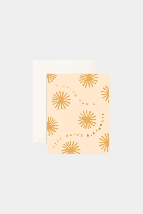 Sale Fox u0026 Fallow Sunburst Greeting Card