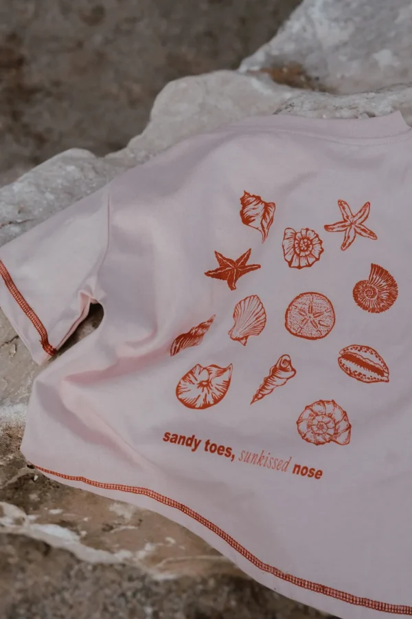 Outlet Milky Designs Sunkissed Nose Tee - Mushroom