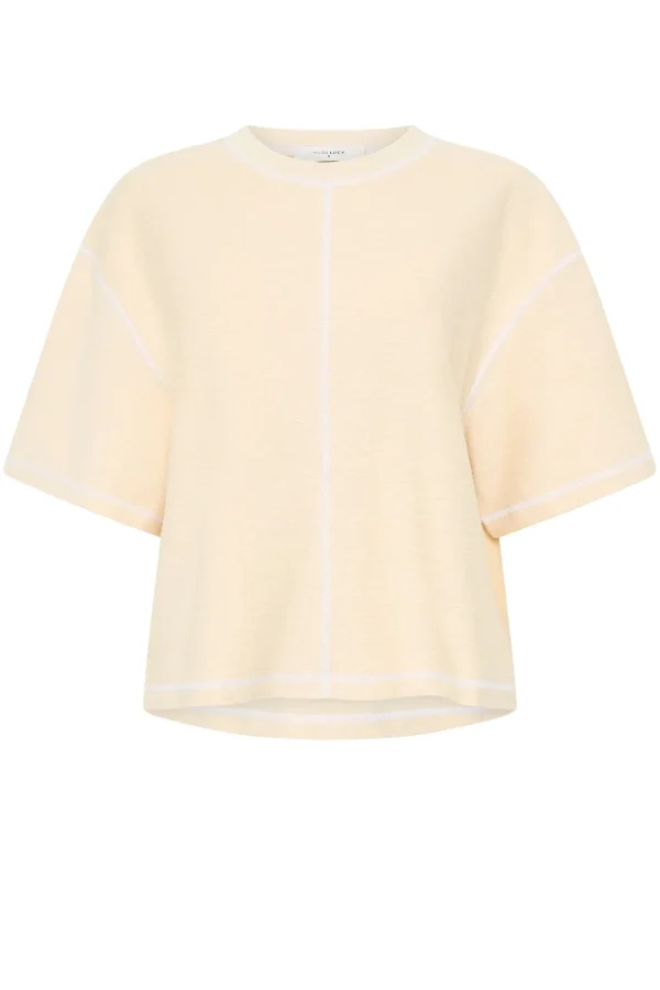 Outlet Nude Lucy Sutton Tee - Cream